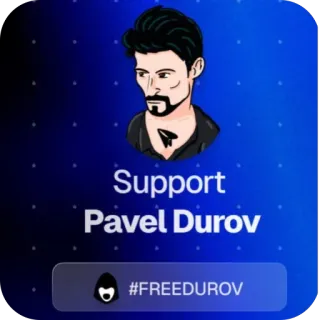 #FREEDUROV | @Premium_Emojis_Telegram telegram stickers
