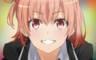 🤔 Anime, Ragazza, Sorriso, Carino, Cartone animato telegram sticker