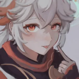 💕 Kaedehara Kazuha Genshin Impact Anime, Jeu vidéo, Genshin Impact, Kaedehara Kazuha, Personnage telegram sticker