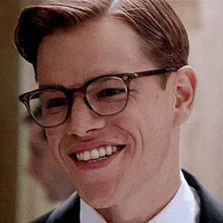 🥀 Matt Damon Matt Damon, actor, celebrity, glasses, smile telegram sticker
