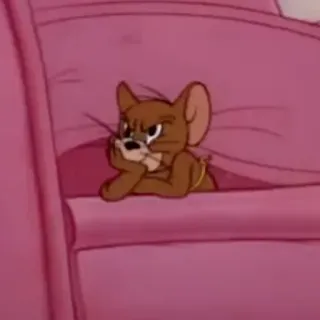 😕 Jerry Mouse Tom and Jerry Desenho animado, Rato, Animal, Jerry, Tom e Jerry telegram sticker