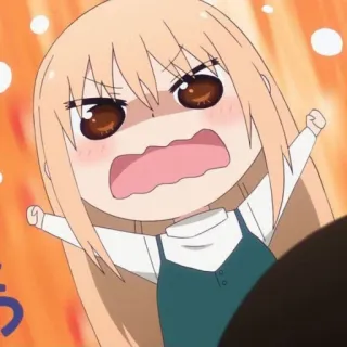 🍣 う anime, cartoon, angry, cute, japanese telegram sticker