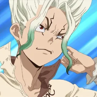 Dr stone //@legacystickers whatsapp stickers