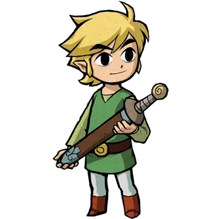 🙂 Link The Legend of Zelda Link, The Legend of Zelda, Videogioco, Toon Link, Nintendo telegram sticker