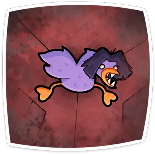 ⭐ Cartoon, Monster, Kreatur, Lila, Gruselig, Beängstigend telegram sticker