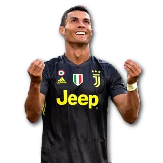 🤔 Cristiano Ronaldo voetbal, speler, sport, Cristiano Ronaldo telegram sticker