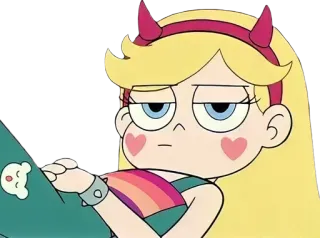 😒 Star Butterfly Star vs. the Forces of Evil desenho animado, animado, Star Butterfly, programa de TV telegram sticker