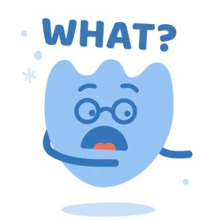 🤷‍♂️ WHAT? bingung, pertanyaan, apa, kaget, terkejut, bertanya-tanya telegram sticker