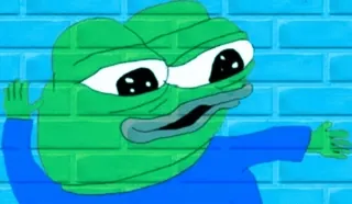 🕺 Pepe the Frog Pepe, Frosch, Meme, Internet-Meme whatsapp sticker