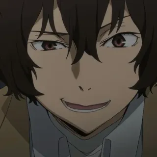 ✨ Osamu Dazai Bungou Stray Dogs อนิเมะ, ตัวละคร, ดาไซ, โอซามุ ดาไซ, Bungou Stray Dogs telegram sticker