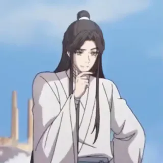 🥢 Anime, Homem, Tradicional, Chinês, Cabelo Comprido, Manto telegram sticker