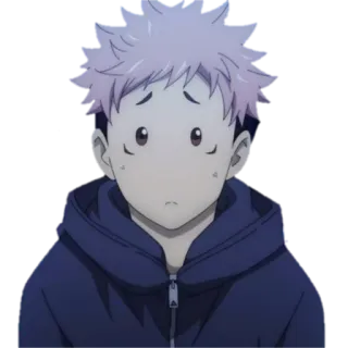 ☹️ Yuji Itadori Jujutsu Kaisen Anime, Manga, Personaje, Jujutsu Kaisen, Yuji Itadori whatsapp sticker