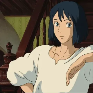 ⚜ Howl Howl's Moving Castle Anime, Película, Fantasía, Ghibli, Personaje, El castillo ambulante, Howl telegram sticker