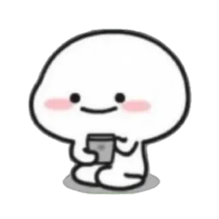 🪐 carino, cartone animato, blob, emoji, kawaii telegram sticker