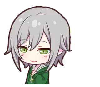 🌟 Anime, Chibi, Personagem, Fofo, Adesivo whatsapp sticker