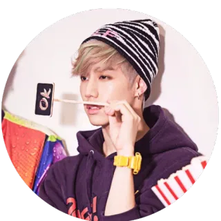 👌 OK masculino, gorro, jovem, sinal de ok, adolescente telegram sticker