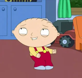 🧸 Stewie Griffin Family Guy cartoon, animated, baby, character, tv show, humor, comedy telegram sticker
