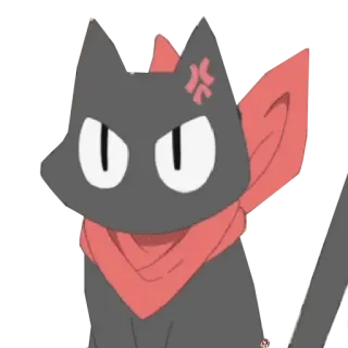 😡 кот, животное, мультфильм, наклейка telegram sticker