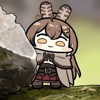 👀 Mumei Nanashi Anime, Vtuber, Lucu, Hololive, Kartun telegram sticker