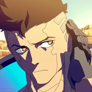 ⚙️ David Martinez Cyberpunk: Edgerunners anime, cyberpunk, edgerunners, david martinez, science fiction, character telegram sticker