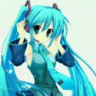 😜 Hatsune Miku Vocaloid telegram sticker