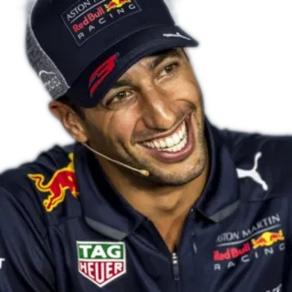😂 Daniel Ricciardo f1, 레이싱, 레드불, 드라이버, 모터스포츠 whatsapp sticker