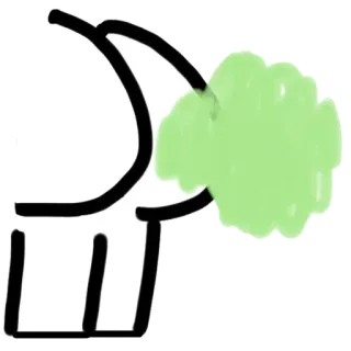 💨 방귀, 불쾌한, 엉덩이, 무례한 telegram sticker