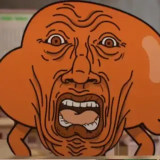 😦 Richard Watterson The Amazing World of Gumball Cartoon, Meme, Lustig, Ausdruck, Richard Watterson, The Amazing World of Gumball whatsapp sticker