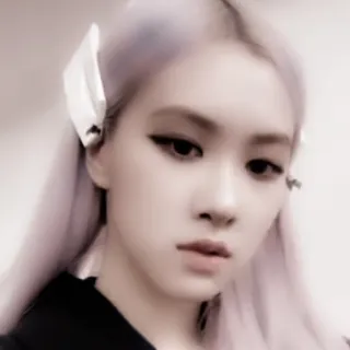 🕊 Rose Rose, K-Pop, певец, знаменитость, портрет, женщина, айдол whatsapp sticker