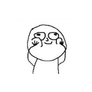 😋 Meme, Meme de Internet, Divertido, Reacción, Cómic, Line Art whatsapp sticker