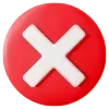 ❌