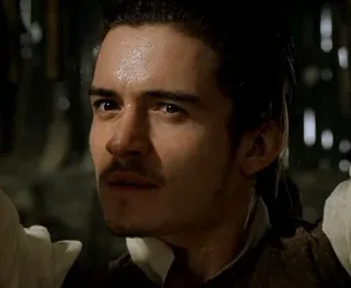 🧐 Orlando Bloom acteur, homme, portrait, célébrité, film whatsapp sticker
