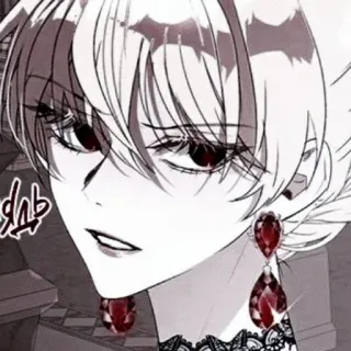 ⛩ kobieta, manga, portret, postać, ilustracja telegram sticker