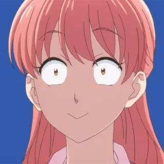 🎀 Anime, Desenho animado, Mulher, Rosto, Expressão telegram sticker