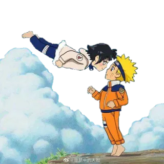 ❤️ Naruto 連夢中的大臉 Anime, Manga, Naruto, Hinata, Kreskówka, Romans telegram sticker