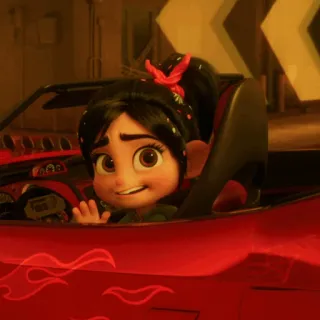 🥨 Vanellope Wreck-It Ralph Desenho animado, Filme, Disney, Detona Ralph, Vanellope von Schweetz whatsapp sticker