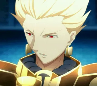 ✨ Gilgamesh Fate/stay night Anime, Gilgamesz, Fate, Postać telegram sticker