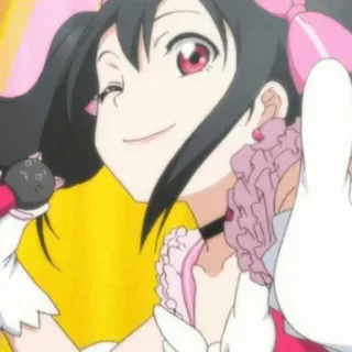 🎈 Nico Yazawa Love Live! Anime, Mädchen, Zwinkern, Süß, Idol telegram sticker