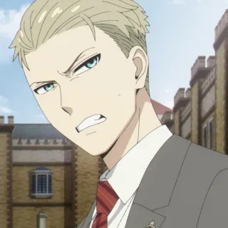 😒 Loid Forger Spy x Family Anime, Charakter, Spion, Spy x Family, Loid Forger whatsapp sticker