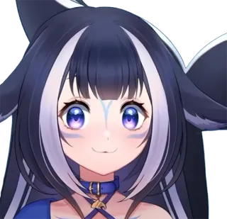 🦈 Anime, Vtuber, Lindo, Personaje whatsapp sticker