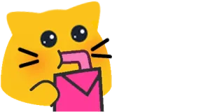 🥤 emoji, minuman, imut, kartun telegram sticker