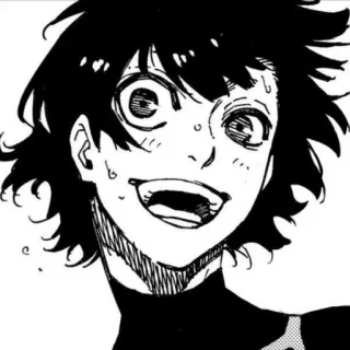 😈 anime, manga, happy, smile, excited whatsapp sticker