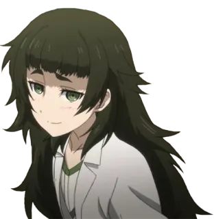 😏 Moeka Kiryu Steins;Gate Anime, Charakter, Frau, Wissenschaftlerin, Steins;Gate, Moeka Kiryu telegram sticker