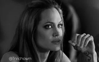 ➰ Angelina Jolie @Tnrichawm 名人, 女演员, 纹身 telegram sticker