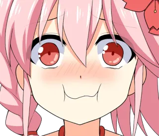 😀 Anime, Manga, Fille, Mignon, Expression faciale whatsapp sticker