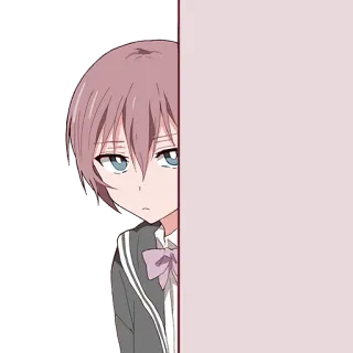 😶 anime, girl, sad, manga, cute, character telegram sticker