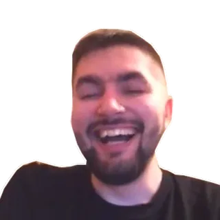😄 Mann, Person, lachen, Porträt, glücklich whatsapp sticker