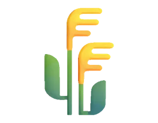 🌾 fiore, pianta, giallo, verde telegram sticker
