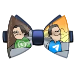 🎀 whatsapp, telegram, komunikacja, internet, technologia telegram sticker