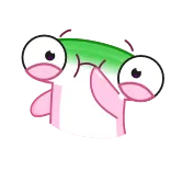 🤢 naklejka, kreskówka, słodkie, postać, animowany telegram sticker